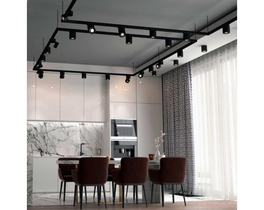 Трековый однофазный светодиодный светильник Novotech Port Groda 358777