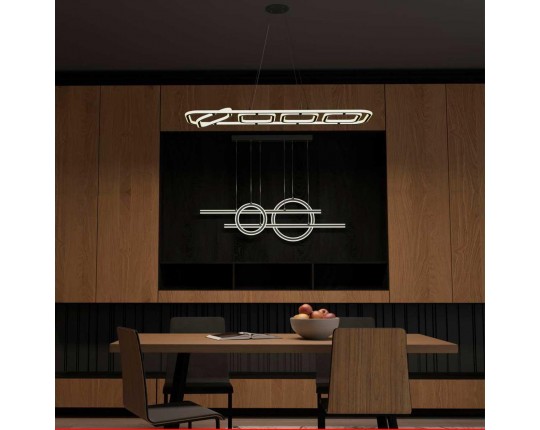 Подвесная светодиодная люстра Novotech Over Ondo 359185