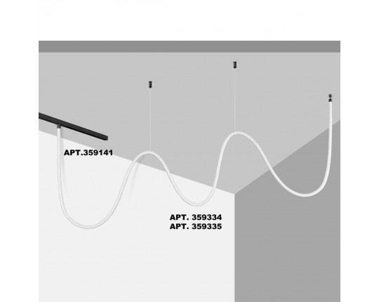 Трековый светодиодный светильник Novotech Ramo Konst 359334