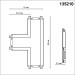 Соединитель T-образный с токопроводом для низковольтного шинопровода Novotech Shino Smal 135210
