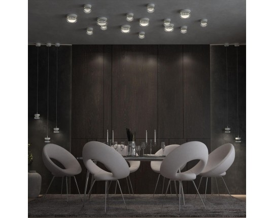 Потолочный светодиодный светильник Novotech Over Aura 359001