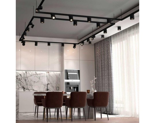 Трековый трехфазный светодиодный светильник Novotech Port Groda 358779