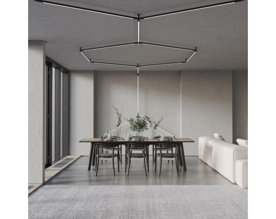 Трековый светодиодный светильник Novotech Konst Glat 359372