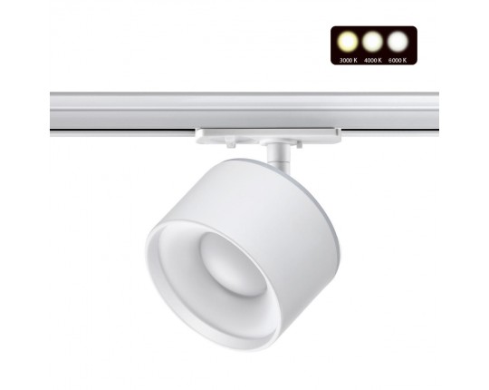 Трековый однофазный светодиодный светильник Novotech Port Giro 358973