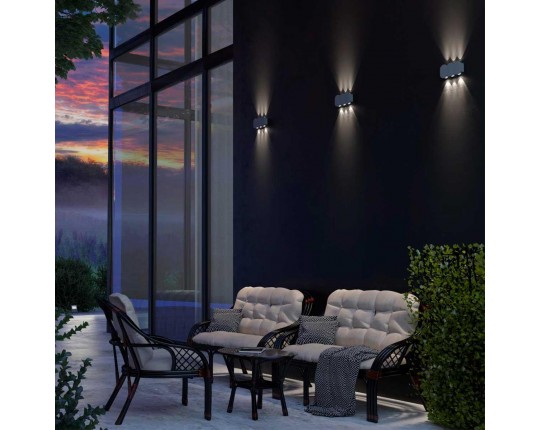 Уличный настенный светодиодный светильник Novotech Street Calle 358560