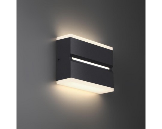 Уличный настенный светодиодный светильник Novotech Street Strait 359196