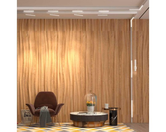 Трековый светодиодный светильник для низковольтного шинопровода Novotech Shino Flum 358914