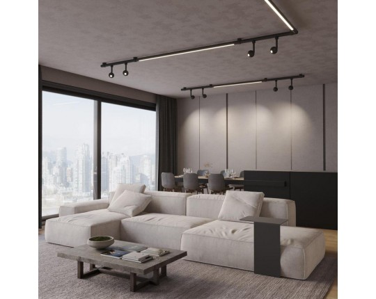 Трековый светодиодный светильник Novotech Konst Glat 359376