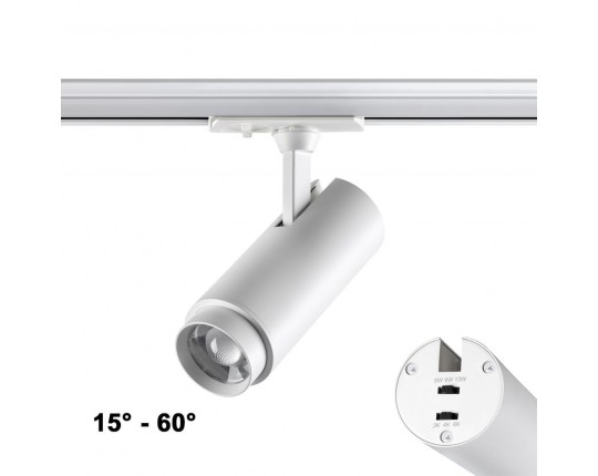 Трековый однофазный светодиодный светильник Novotech Port Nail 359026