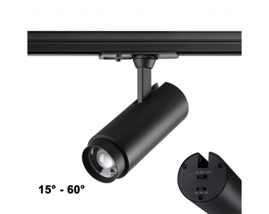 Трековый однофазный светодиодный светильник Novotech Port Nail 359029