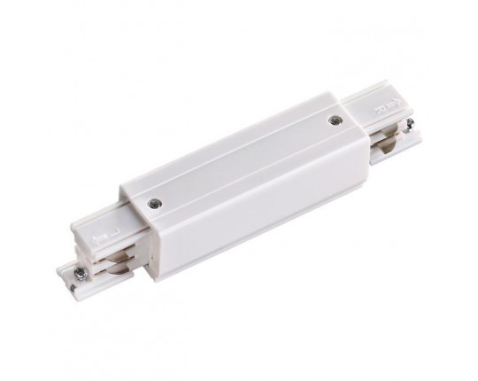 Соединитель с токопроводом прямой внешний для трехфазного шинопровода Novotech Port 135050