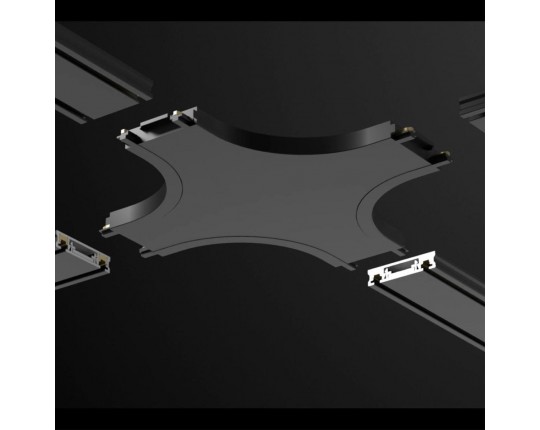 Соединитель X-образный с токопроводом для низковольтного шинопровода Novotech Shino Smal 135211