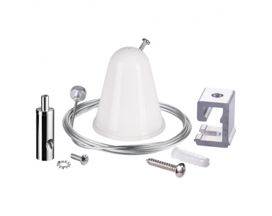 Подвесной комплект с тросом 1.5м для однофазного шинопровода Novotech Port 135022