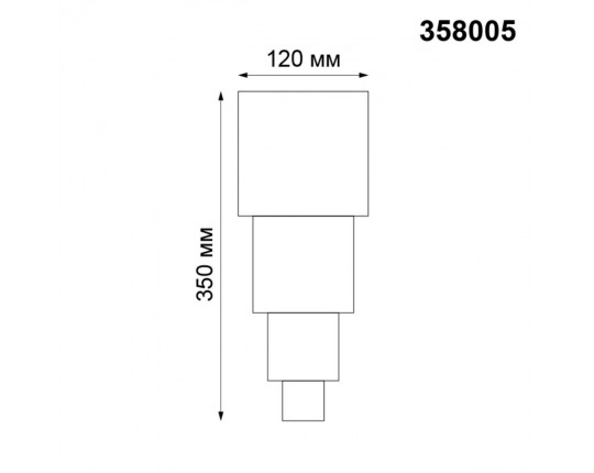 Уличный настенный светодиодный светильник Novotech Street Kaimas 358005