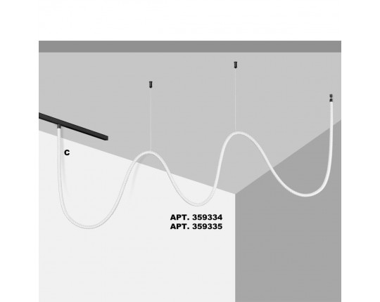 Трековый светодиодный светильник Novotech Ramo Konst 359335
