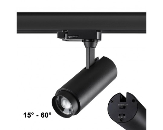 Трековый трехфазный светодиодный светильник Novotech Port Nail 359031