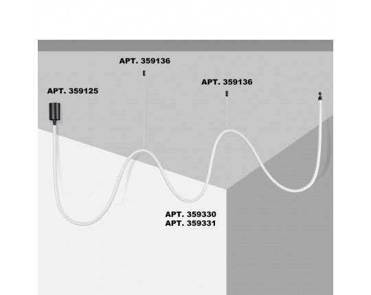 Подвесной светодиодный светильник Novotech Ramo Konst 359331
