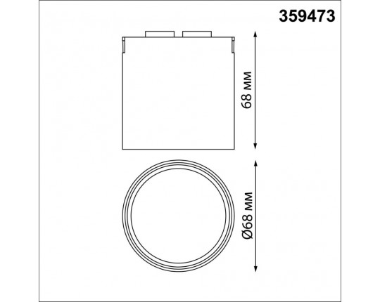 Трековый смарт-светильник Novotech для низковольтного шинопровода с двумя режимами работы IP20 LED 6W 24V 3000-6000K EASY 359473