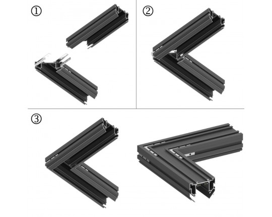 Шинопровод для монтажа в натяжной потолок Novotech VECTOR 135305