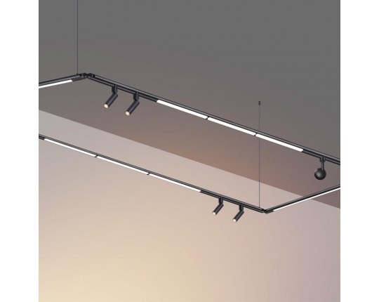 Трековый светодиодный светильник Novotech Konst Glat 359364