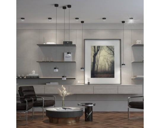 Потолочный светодиодный светильник Novotech Over Aura 359002