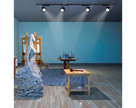 Трековый однофазный светодиодный светильник Novotech Port Pirum 358433