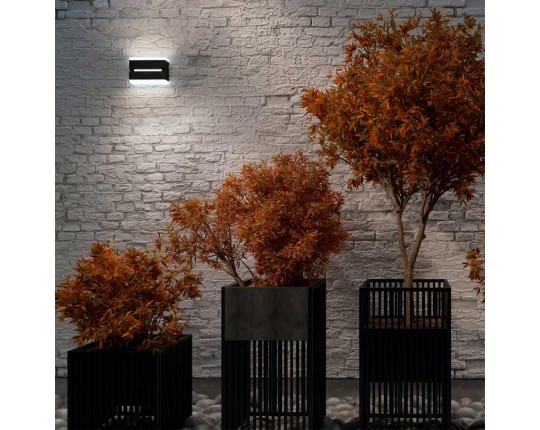 Уличный настенный светодиодный светильник Novotech Street Strait 359196