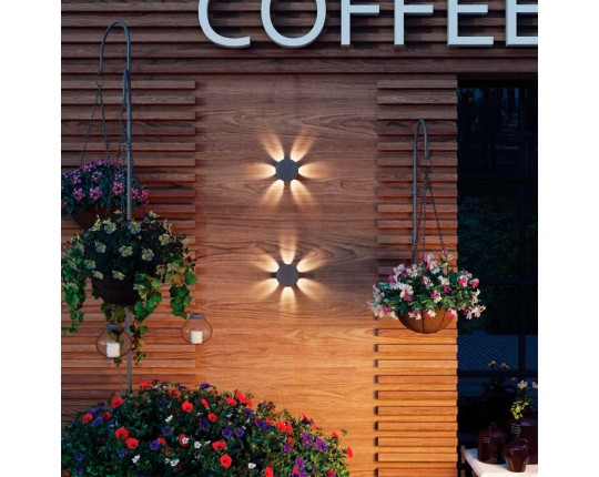 Уличный настенный светодиодный светильник Novotech Street Calle 358463