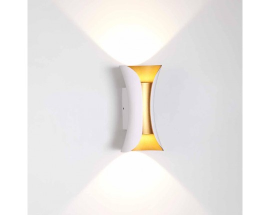 Уличный настенный светодиодный светильник Odeon Light Hightech Krista 3886/6WG