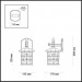Уличный настенный светильник Odeon Light Nature House 4042/1W