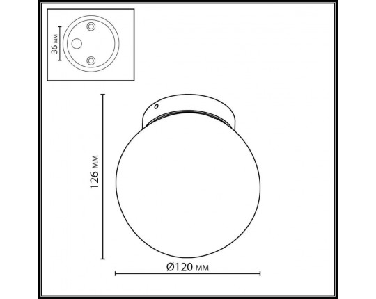 Потолочный светильник Odeon Light NATURE 7124/1C