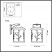 Уличный настенный светильник Odeon Light Nature Cuita 4963/1W