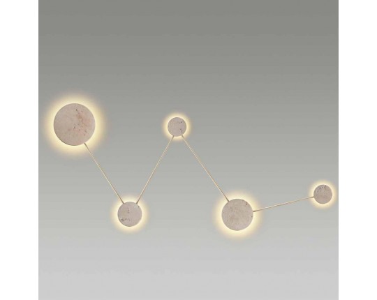 Настенный светодиодный светильник Odeon Light Hightech Travertino 6625/25WL