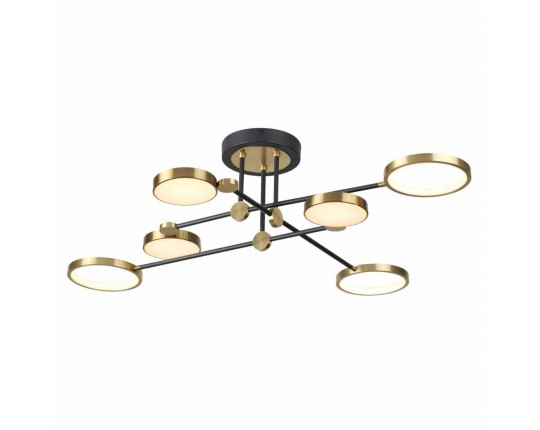 Потолочная светодиодная люстра Odeon Light Midcent Denzel 4320/60CL