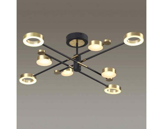 Потолочная светодиодная люстра Odeon Light Midcent Denzel 4321/63CL