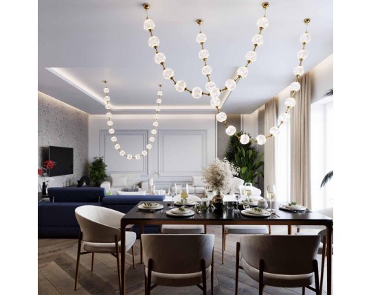 Подвесной светильник Odeon Light CRYSTAL 5008/80L