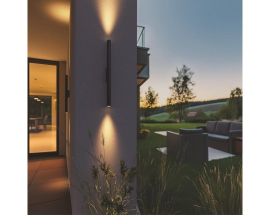 Уличный настенный светодиодный светильник Odeon Light Nature Tubus 7105/6WL