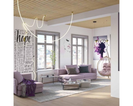 Подвесная светодиодная люстра Odeon Light Corda 4397/55L