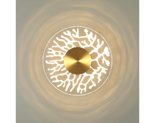 Настенный светодиодный светильник Odeon Light Midcent Solaris 6627/9WL