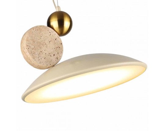 Подвесной светодиодный светильник Odeon Light Hightech Travertino 6625/20L