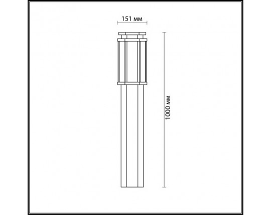 Уличный светильник Odeon Light Nature Gino 4048/1F