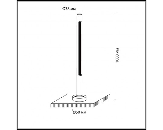 Уличный светодиодный светильник Odeon Light Nature Pifa 7036/16GL