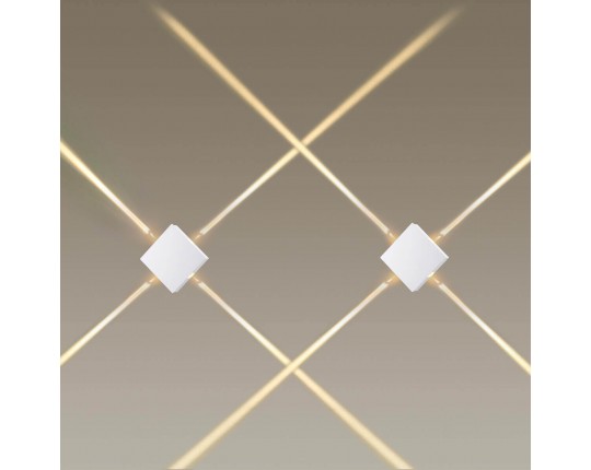 Настенный светодиодный светильник Odeon Light Hightech Vista 4258/8WL