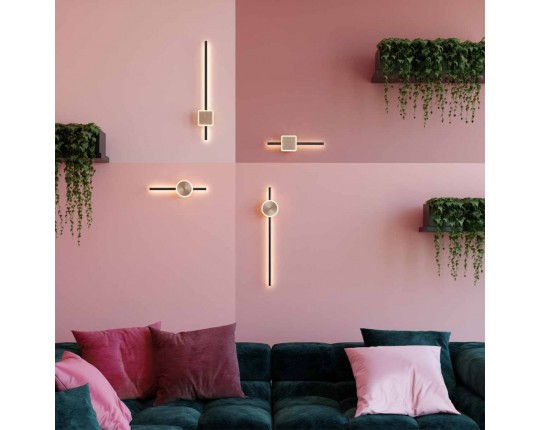 Настенный светодиодный светильник Odeon Light Hightech Stilo 4256/12WL