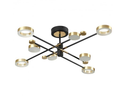 Потолочная светодиодная люстра Odeon Light Midcent Denzel 4321/63CL