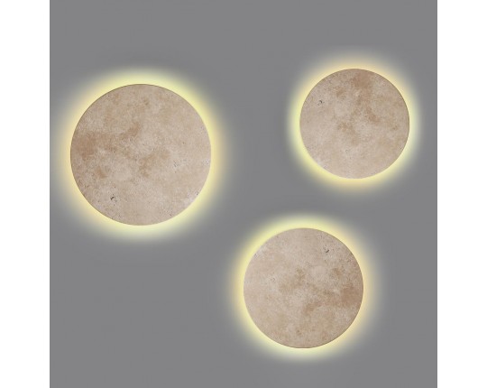 Настенный светодиодный светильник Odeon Light Hightech Travertino 6625/15WL