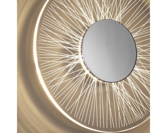 Настенный светодиодный светильник Odeon Light Midcent Solaris 6628/9WL