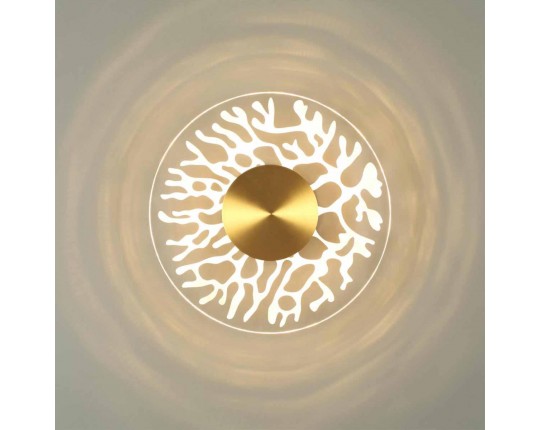 Настенный светодиодный светильник Odeon Light Midcent Solaris 6627/9WL