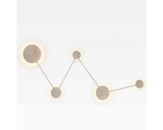 Настенный светодиодный светильник Odeon Light Hightech Travertino 6625/25WL