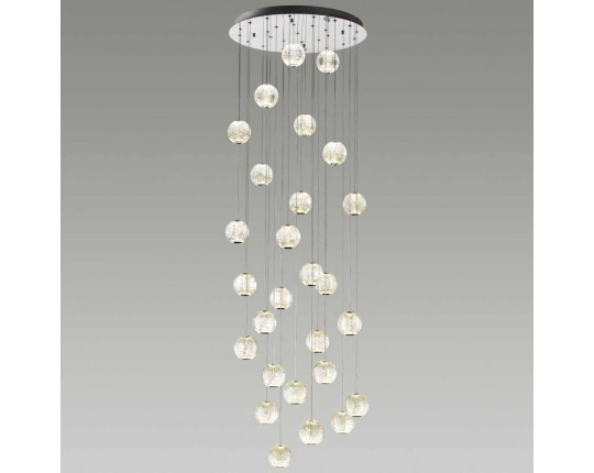 Подвесная светодиодная люстра Odeon Light Crystal 5007/120L